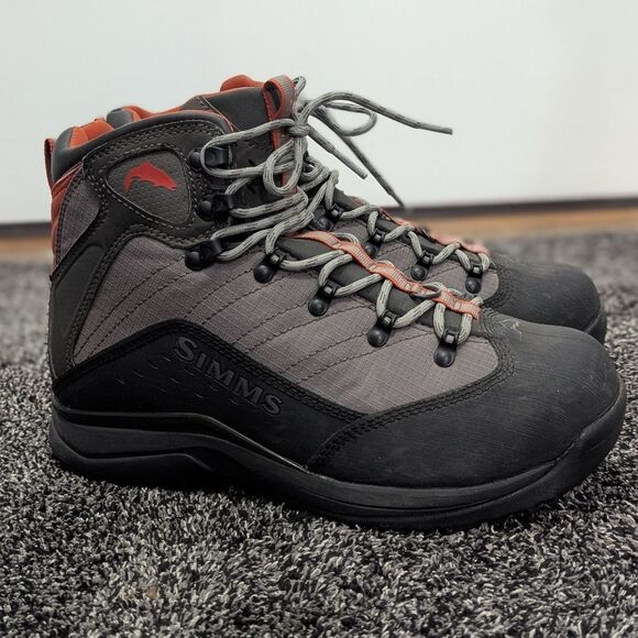 Simms Men's Gray and Black Hiking Boots - Picture 7 of 13